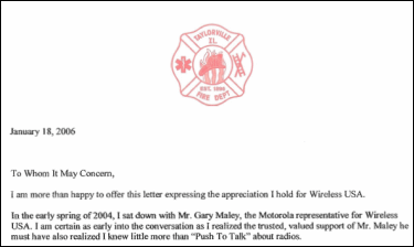 City of Taylorville Fire Department Testimonial